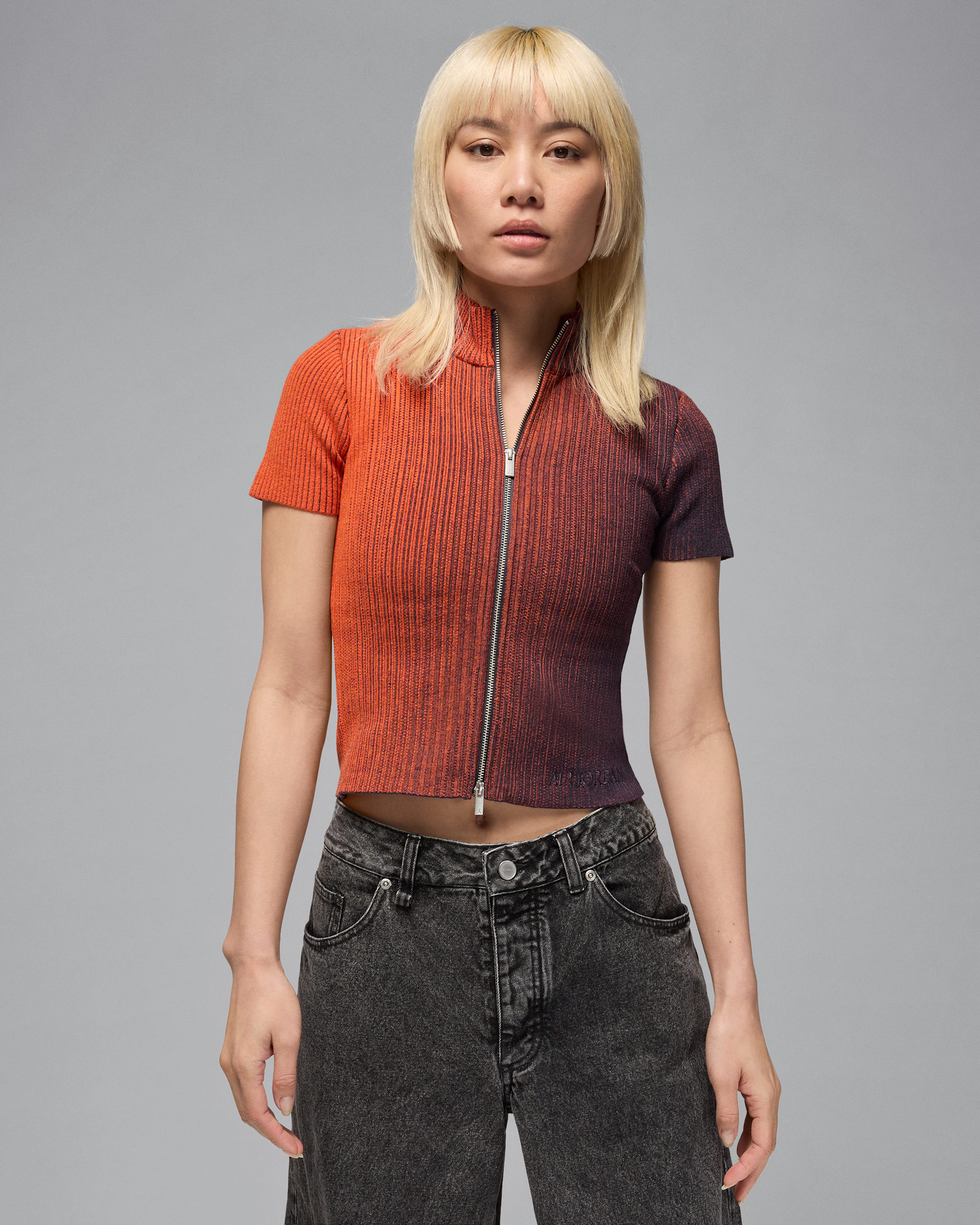 トップス N_N NIKE公式】エア ジョーダン ウィメンズ フルジップ ニット トップ